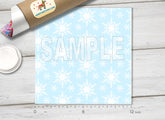 Snowflake Patterned HTV X010